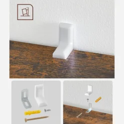 Online SONGMICS Étagère 5 niveaux doré et transparent