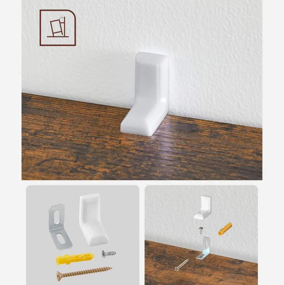 Online SONGMICS Étagère 5 niveaux doré et transparent