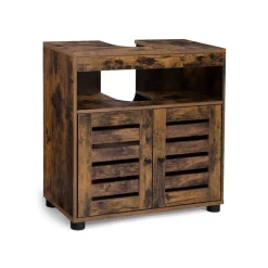 Cheap SONGMICS Étagère 4 niveaux industriel Marron Rustique