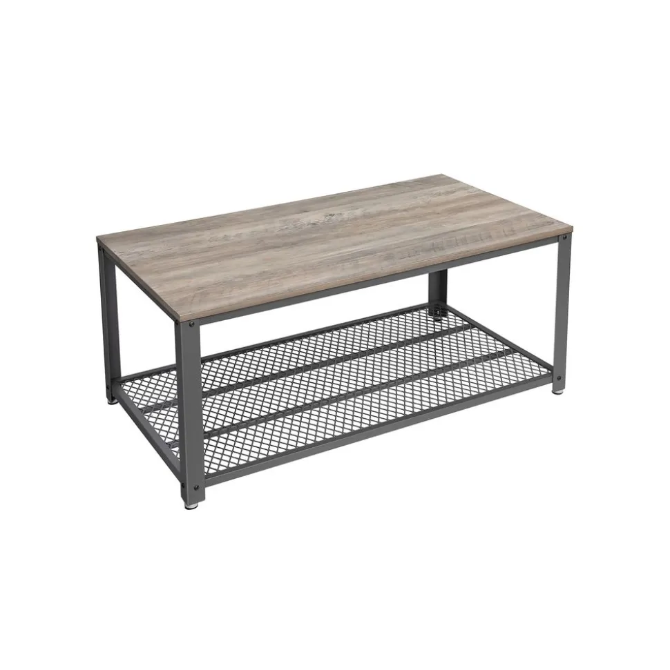 New SONGMICS Étagère 5 niveaux industriel Brun Vintage Noir