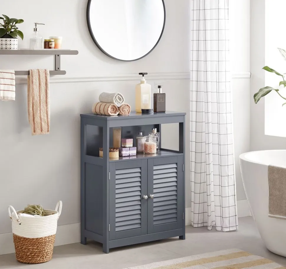 Store SONGMICS Étagère 5 niveaux industriel Brun Vintage Noir