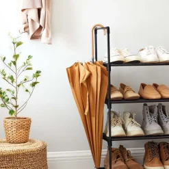 Store SONGMICS Étagère 5 niveaux noir