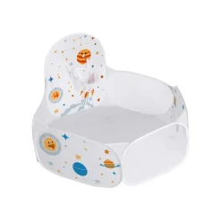 Fashion SONGMICS Étagère 4 niveaux transparent et doré clair