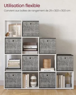 Cheap SONGMICS Étagère 200 x 100 x 50 cm métal