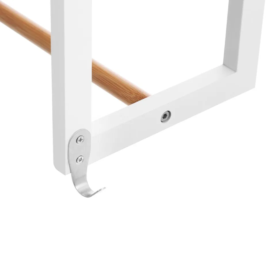 Clearance SONGMICS Étagère bambou Blanc