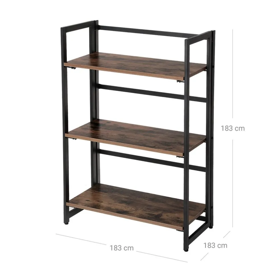 Discount SONGMICS Étagère bibliothèque industriel