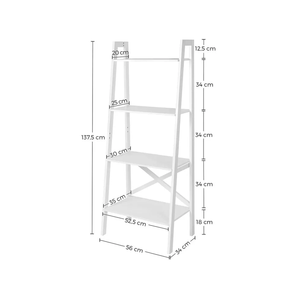 Cheap SONGMICS Étagère blanc
