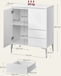 Cheap SONGMICS Étagère boîtes enfant Blanc