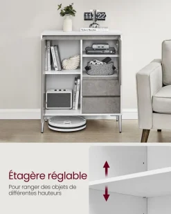 Cheap SONGMICS Étagère boîtes enfant Blanc