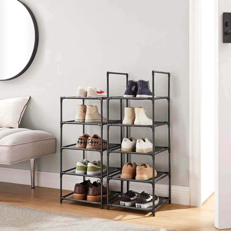 Cheap SONGMICS Étagère chaussures 10 niveaux Noir