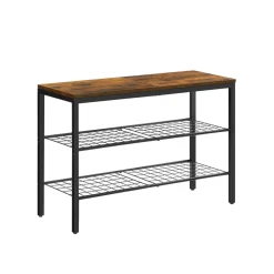 Hot SONGMICS Étagère chaussures grilles Noir