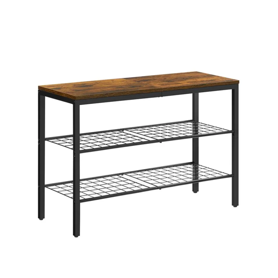 Hot SONGMICS Étagère chaussures grilles Noir