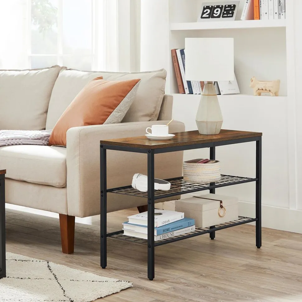 Hot SONGMICS Étagère chaussures grilles Noir