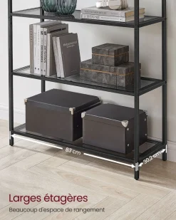 Hot SONGMICS Étagère échelle 5 niveaux industriel