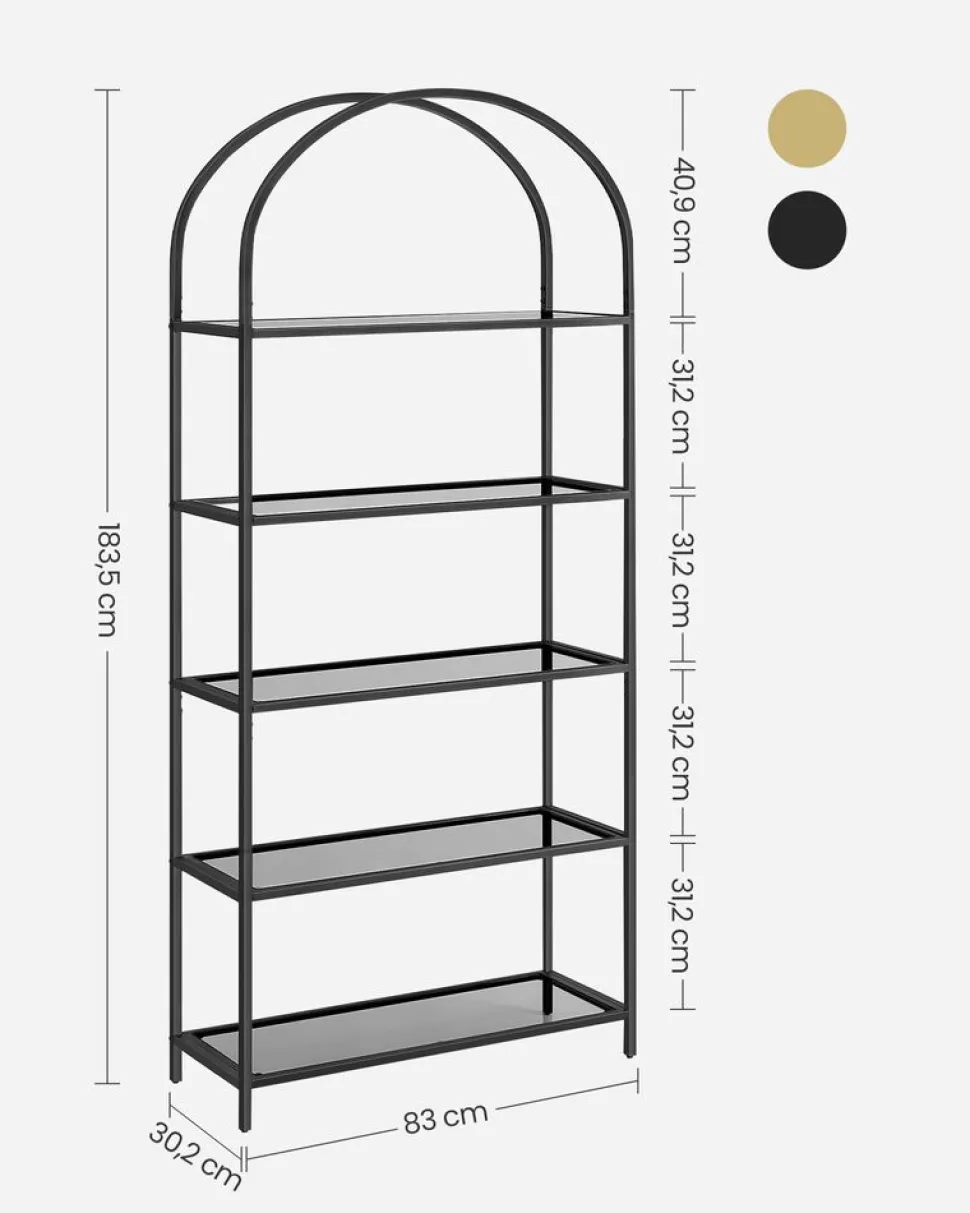 Hot SONGMICS Étagère échelle 5 niveaux industriel