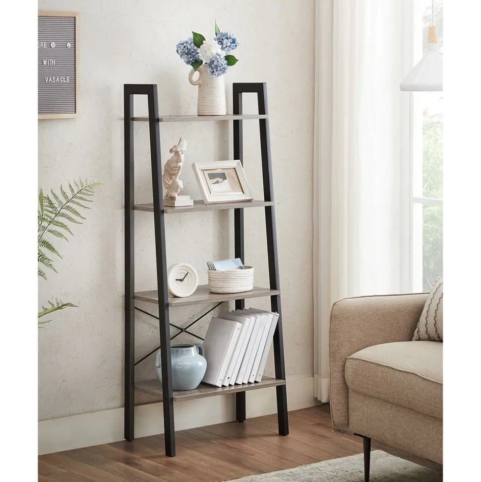 Cheap SONGMICS Étagère échelle industriel