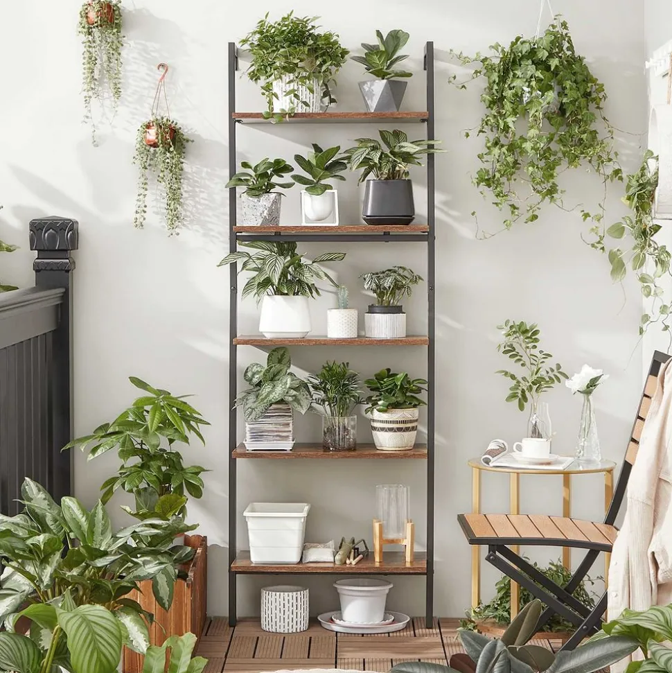 Cheap SONGMICS Étagère échelle industriel Noir