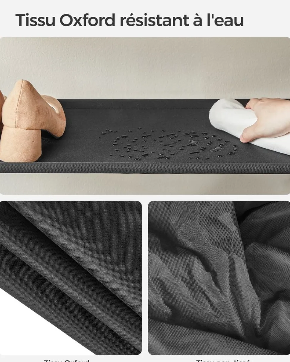 Clearance SONGMICS Étagère d'angle 5 niveaux avec cadre en acier chêne naturel et blanc mat Couleur Chêne Naturel + Blanc Mat