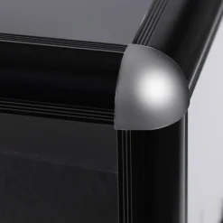 Fashion SONGMICS Étagère d'angle en verre