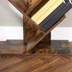 Best SONGMICS Étagère d'angle industriel Brun Vintage Noir