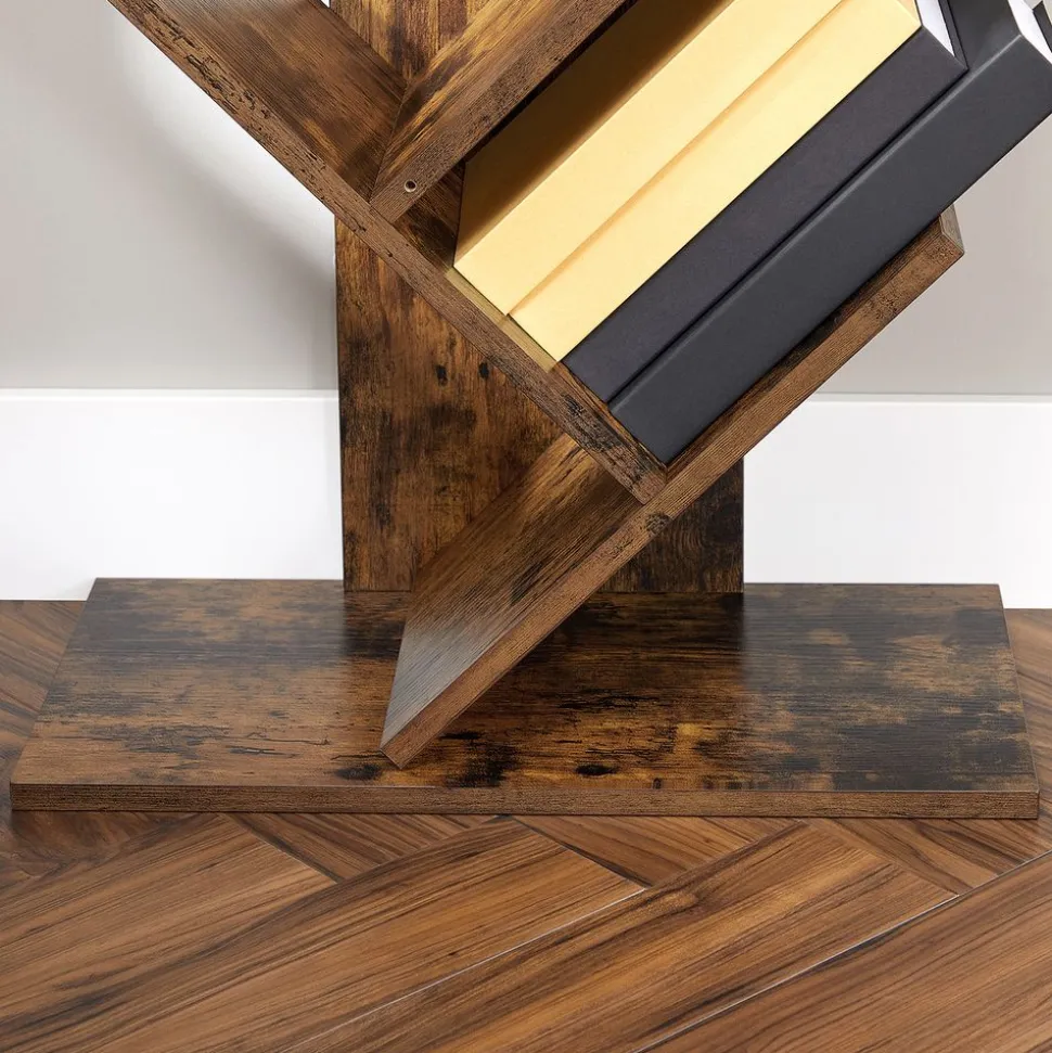 Best SONGMICS Étagère d'angle industriel Brun Vintage Noir