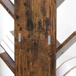 Best SONGMICS Étagère d'angle industriel Brun Vintage Noir