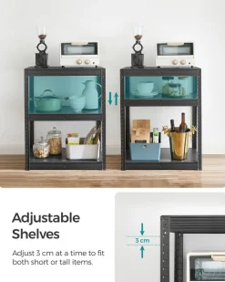 Online SONGMICS Étagère d'angle murale 5 niveaux gris