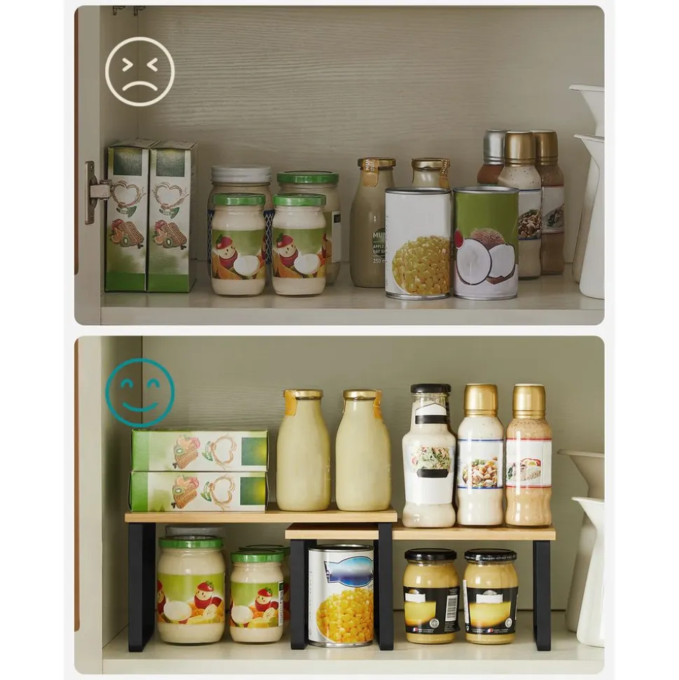 Sale SONGMICS Étagère de cuisine industriel Noir