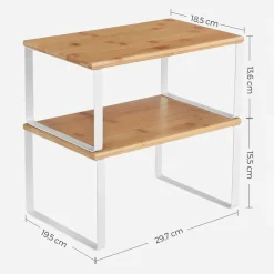 Sale SONGMICS Étagère de cuisine industriel Noir