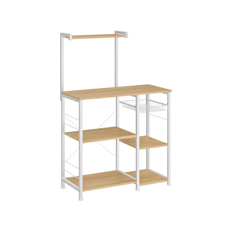 Hot SONGMICS Étagère de cuisine marron rustique et noir