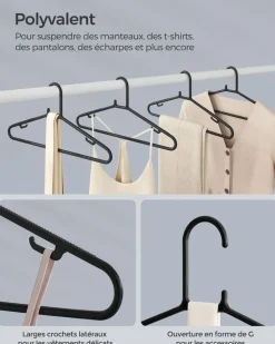 Clearance SONGMICS Étagère de rangement à 4 niveaux argent