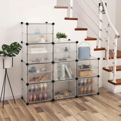 Hot SONGMICS Étagère de rangement modulable Blanc