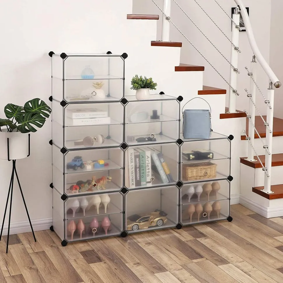 Hot SONGMICS Étagère de rangement modulable Blanc