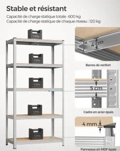 Cheap SONGMICS Étagère en forme d'arbre