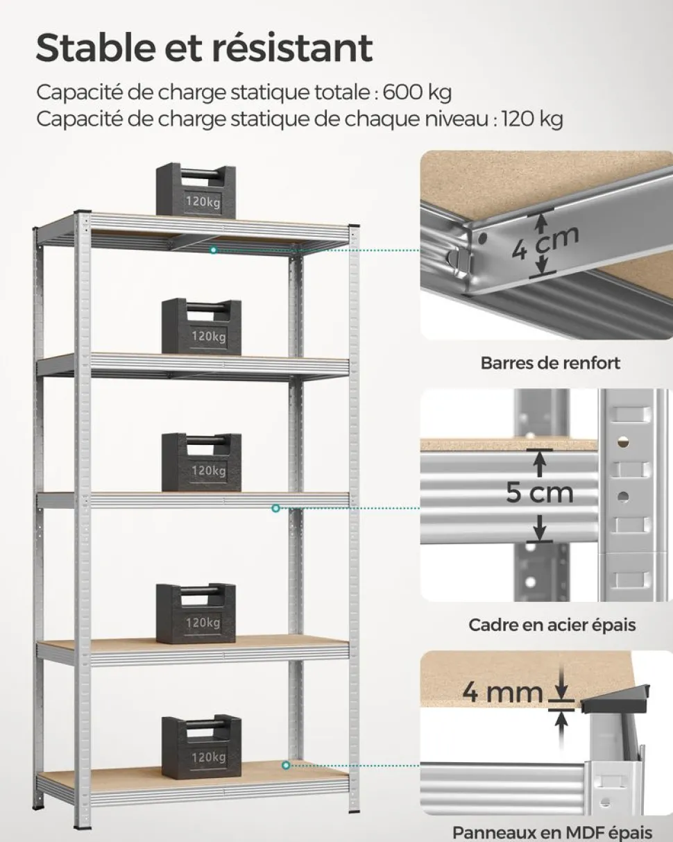 Cheap SONGMICS Étagère en forme d'arbre