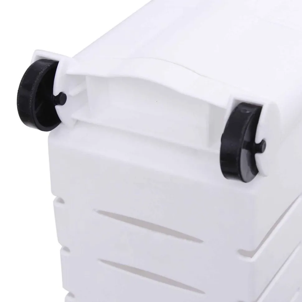 Store SONGMICS Étagère fine 4 niveaux Blanc