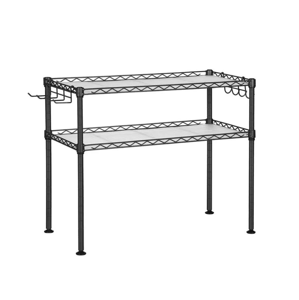 Clearance SONGMICS Étagère micro-ondes noir