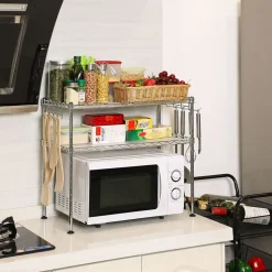 Clearance SONGMICS Étagère micro-ondes noir