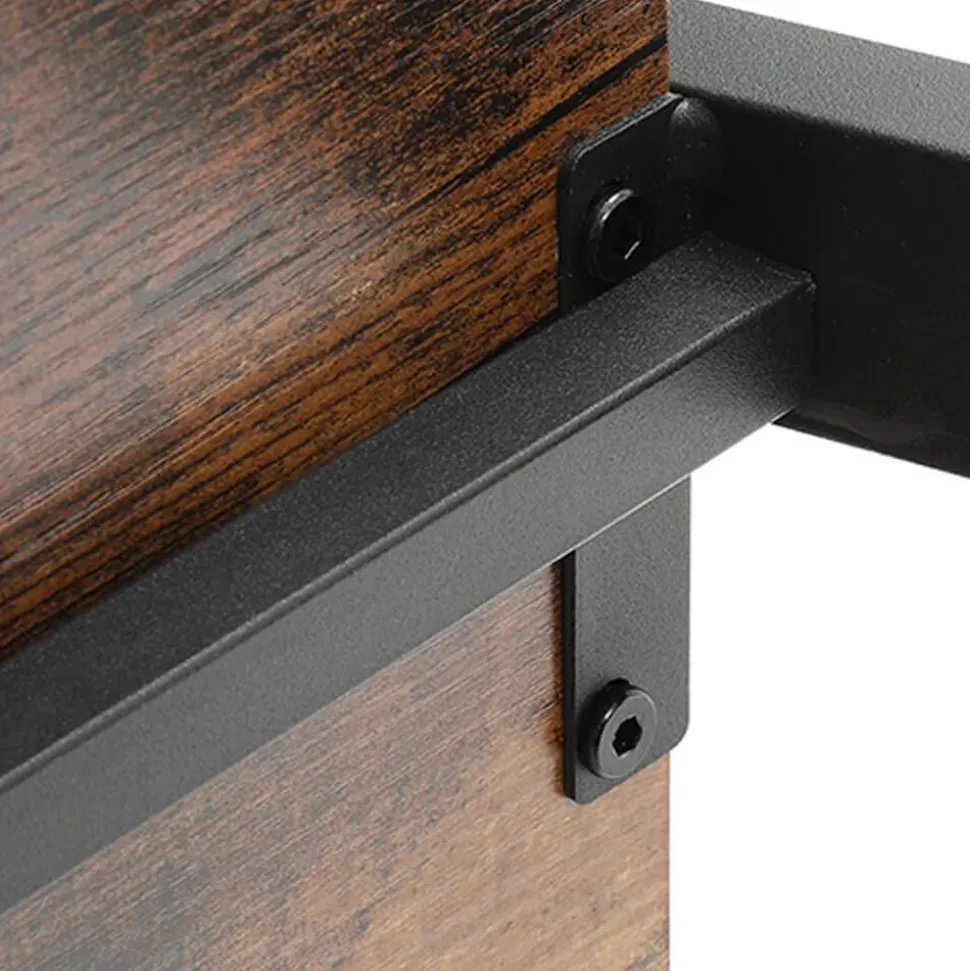 Discount SONGMICS Étagère murale échelle industriel Marron Rustique + Noir