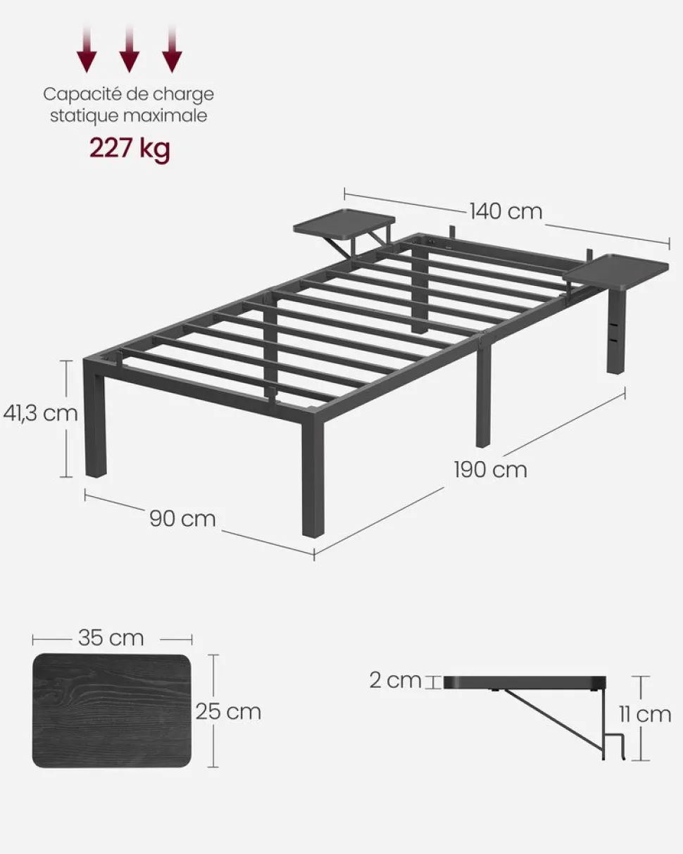 Cheap SONGMICS Étagère murale d'angle blanc