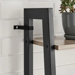 Cheap SONGMICS Étagère murale hexagonale noir