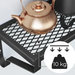 Flash Sale SONGMICS Étagère murale ronde noir Blanc