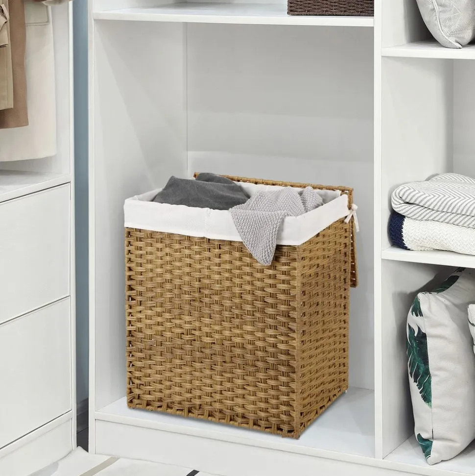 New SONGMICS Étagère placard échelle industriel Brun Vintage Noir