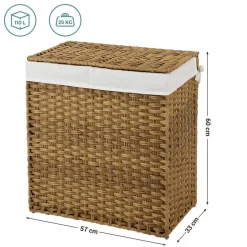 New SONGMICS Étagère placard échelle industriel Brun Vintage Noir