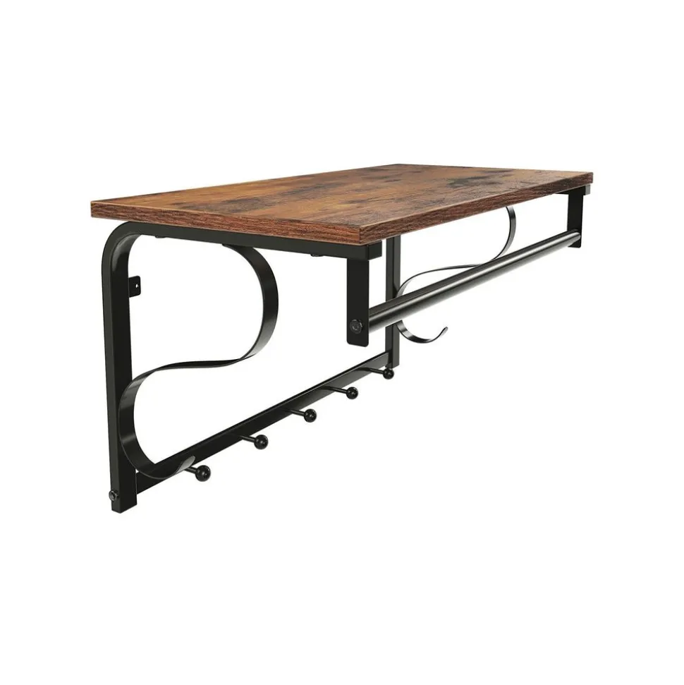 Sale SONGMICS Étagère portemanteau murale