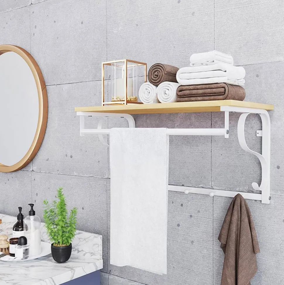 Sale SONGMICS Étagère portemanteau murale