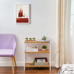 Online SONGMICS Étagère rangement bambou