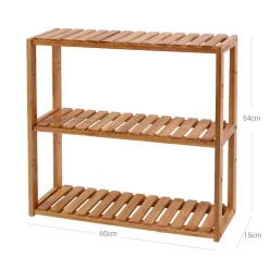 Clearance SONGMICS Étagère rangement bambou