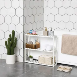 Clearance SONGMICS Étagère rangement bambou