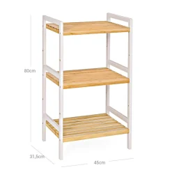 Discount SONGMICS Étagère rangement bambou